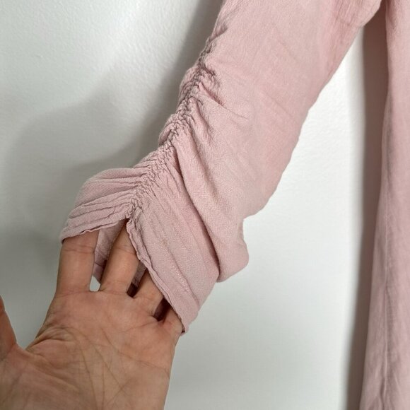 Soft Surroundings Genevieve Dress Size M Pink Lace Embroidered - Picture 4 of 10